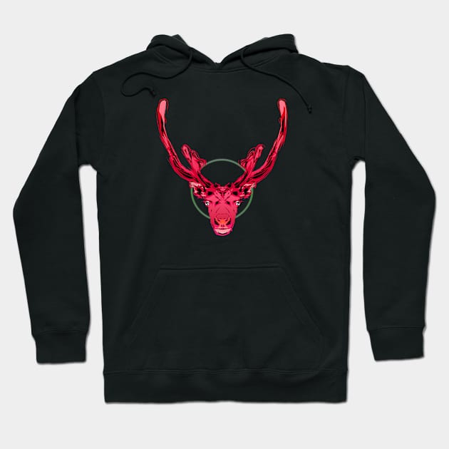 Comet the Reindeer Red Hoodie by THUD creative